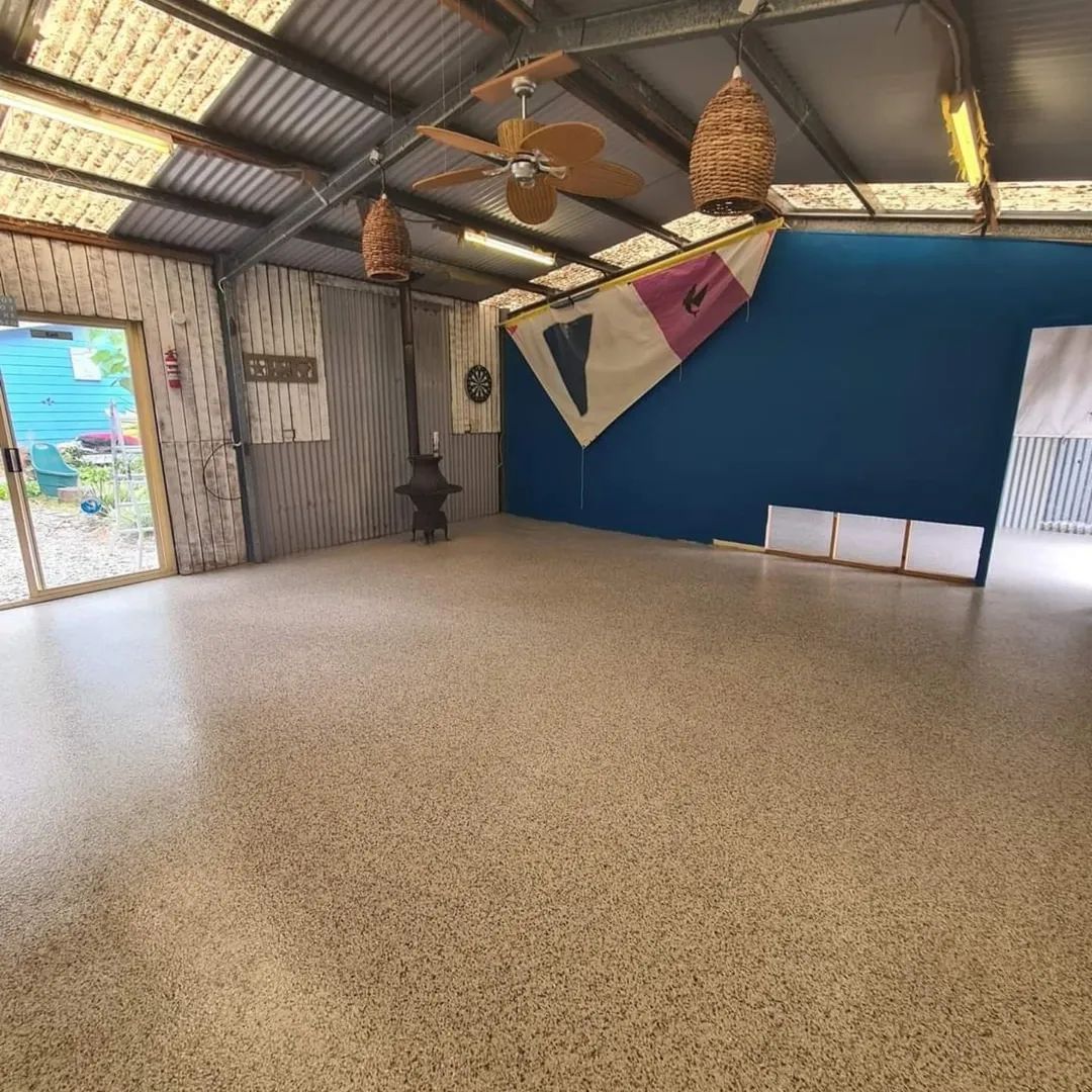 Epoxy Flake Garage Flooring Wollongong Nowra Ulladulla