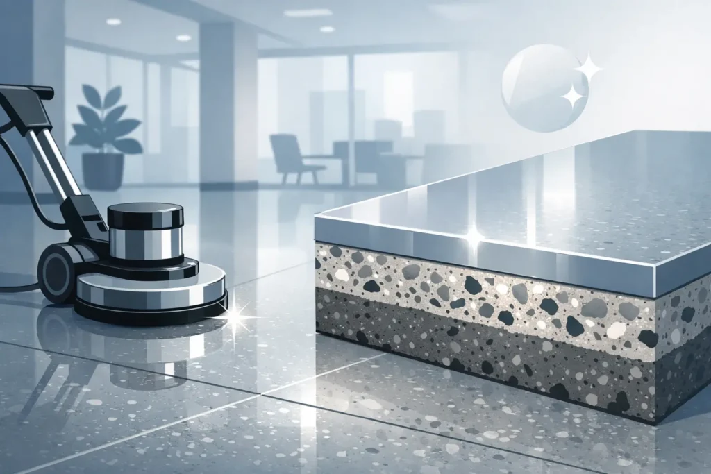 Why Mechanically Polished Concrete Floors Work
