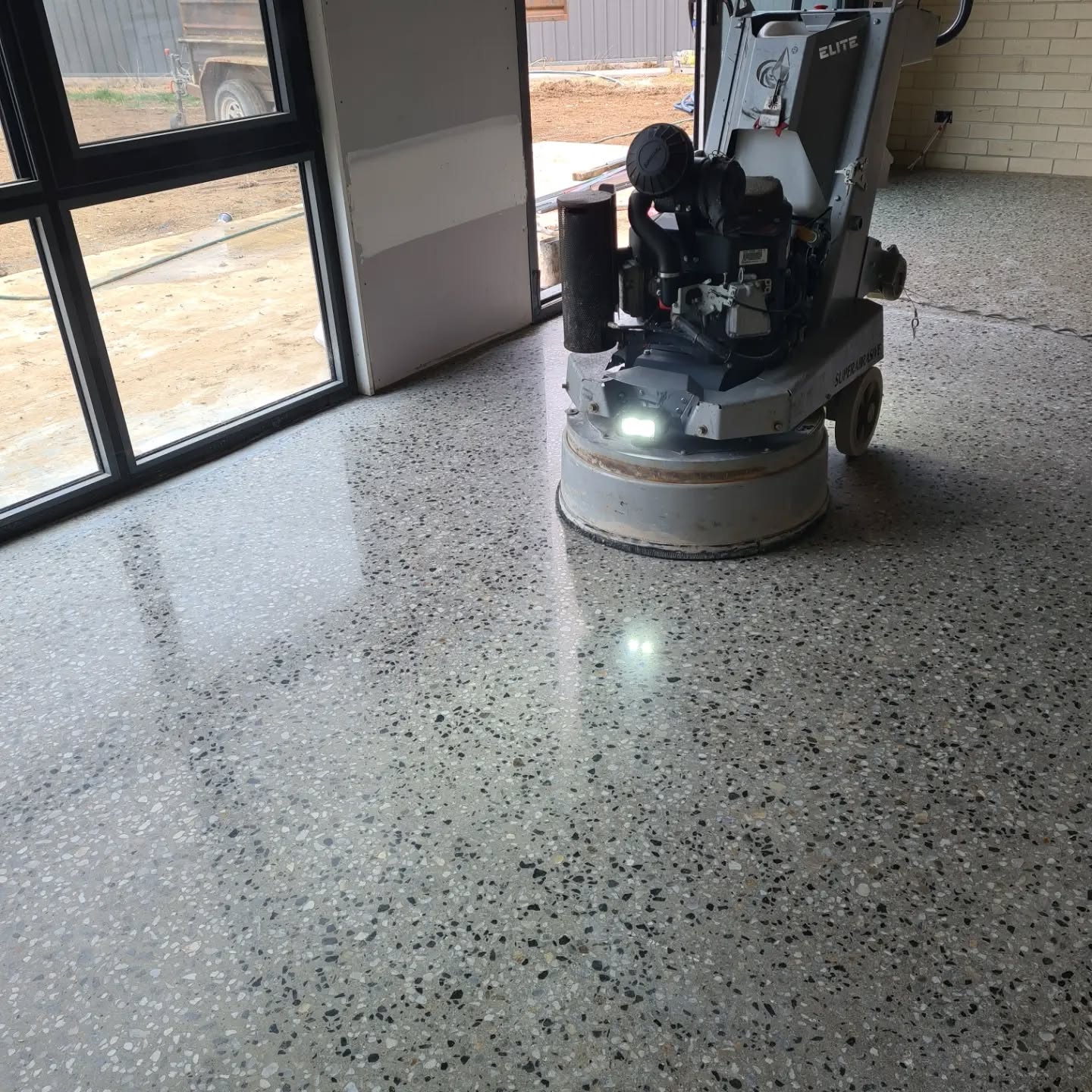 Before and afters of the worlds lumpiest slab ever to be polished. All done with…